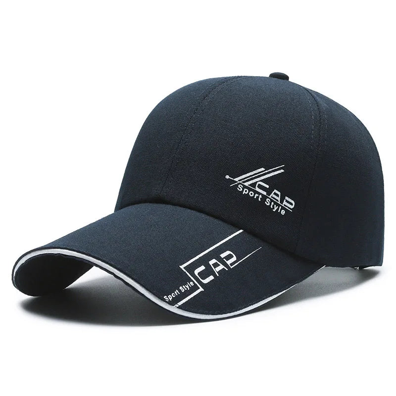 Hats, Men, Summer Long Brim, Baseball Caps, Spring Casual,