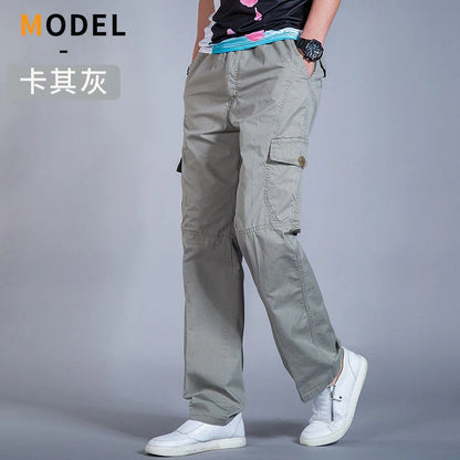 Men's Cargo Pants Summer Spring Cotton Work Wear New
