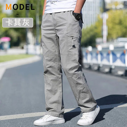 Men's Cargo Pants Summer Spring Cotton Work Wear New