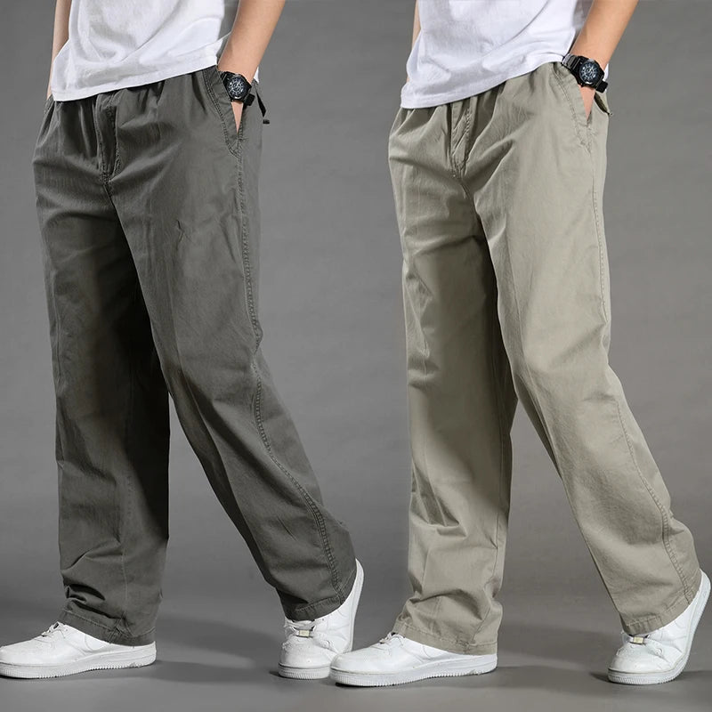 Men's Cargo Pants Summer Spring Cotton Work Wear New