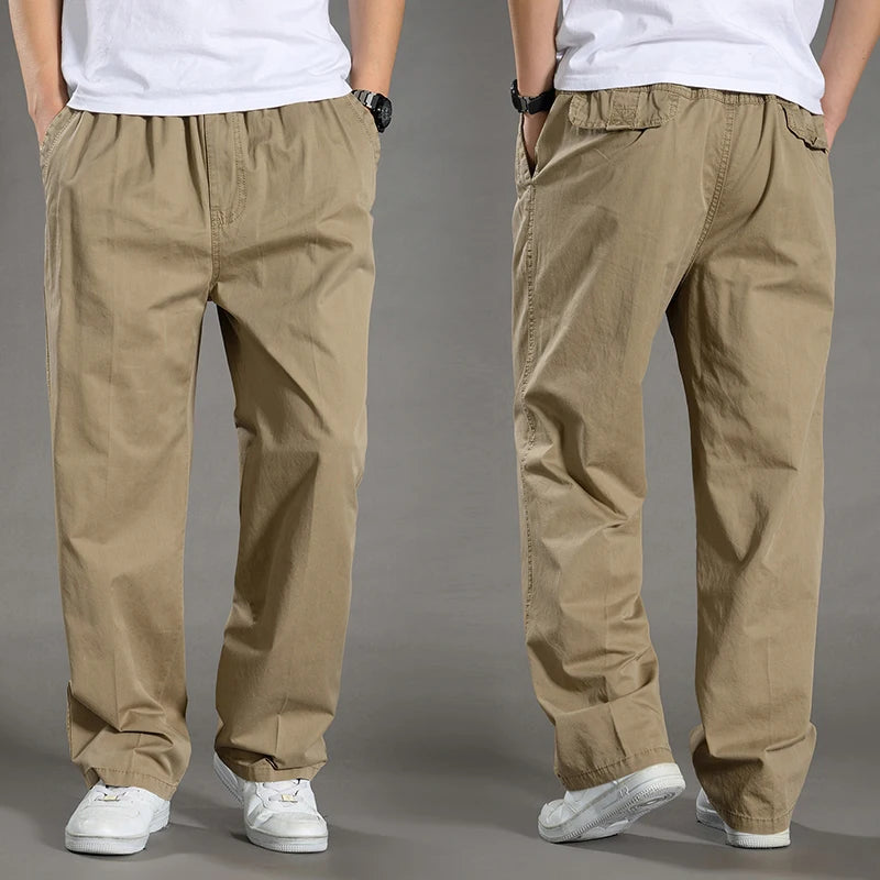 Men's Cargo Pants Summer Spring Cotton Work Wear New