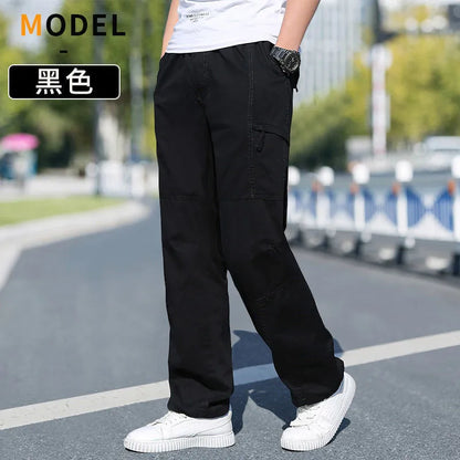 Men's Cargo Pants Summer Spring Cotton Work Wear New