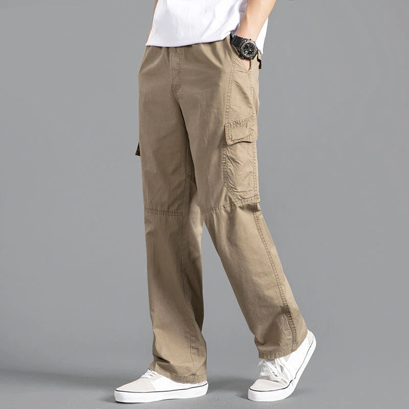 Men's Cargo Pants Summer Spring Cotton Work Wear New