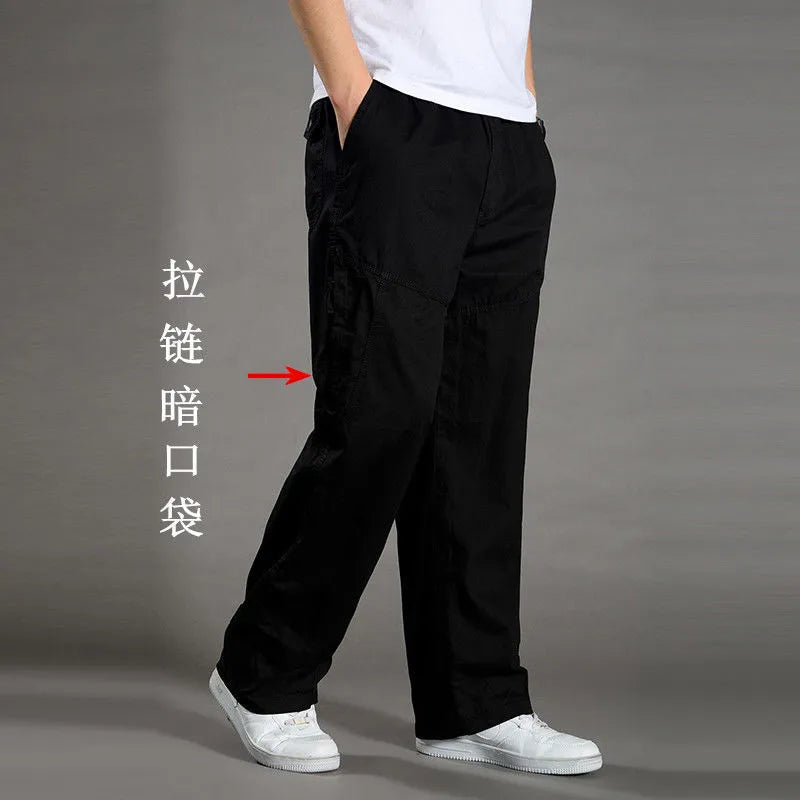 Men's Cargo Pants Summer Spring Cotton Work Wear New