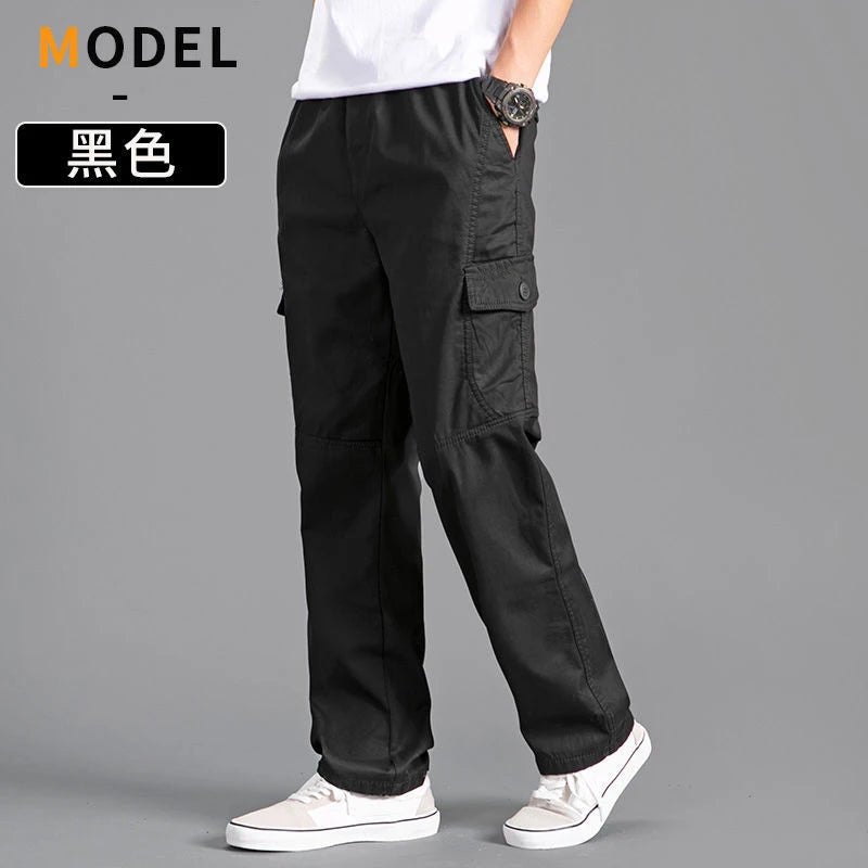 Men's Cargo Pants Summer Spring Cotton Work Wear New