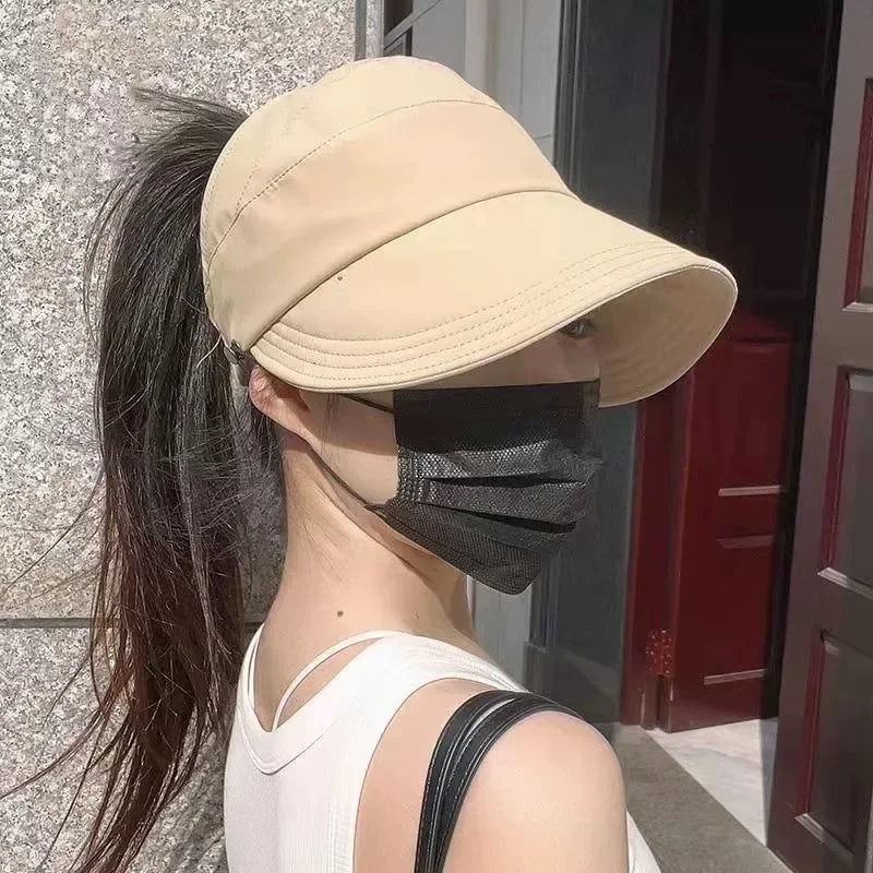 Quick Dry Hat Summer Empty Cap Women's Upgrade Can Hang