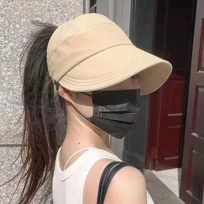 Quick Dry Hat Summer Empty Cap Women's Upgrade Can Hang