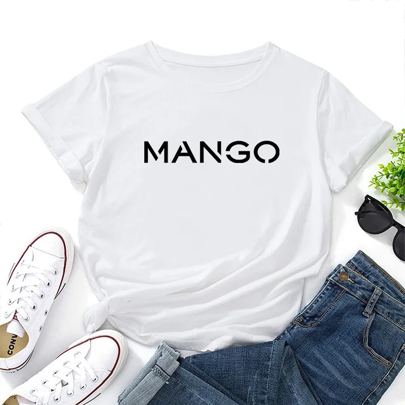 New Trend Woman Cotton T-shirt Spring Summer Daily Casual Fashion
