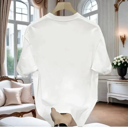 New 2026 Men's Pure Cotton Short Sleeve T-Shirt Fashionable