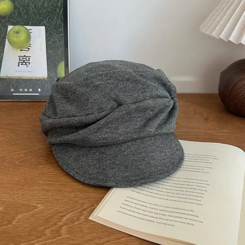 Fashion Warm Winter Berets Hat Retro Solid Color French