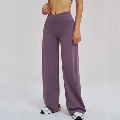 Sports Leggings V-waist Elastic Peach Buttocks Gym Leggings
