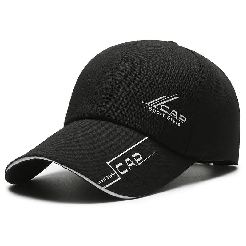 Hats, Men, Summer Long Brim, Baseball Caps, Spring Casual,