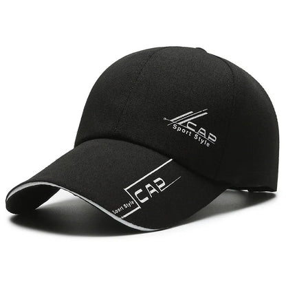 Hats, Men, Summer Long Brim, Baseball Caps, Spring Casual,