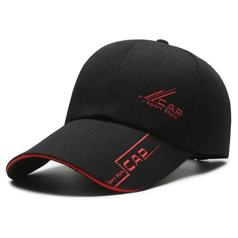 Hats, Men, Summer Long Brim, Baseball Caps, Spring Casual,