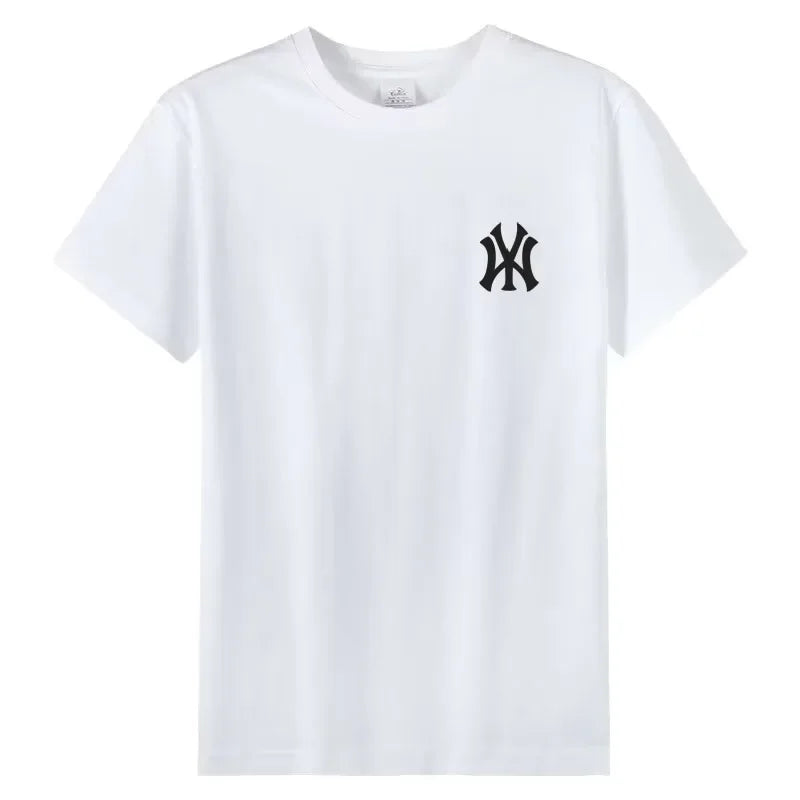 New 2026 Men's Pure Cotton Short Sleeve T-Shirt Fashionable