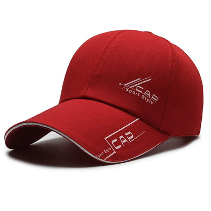 Hats, Men, Summer Long Brim, Baseball Caps, Spring Casual,