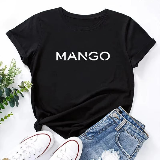 New Trend Woman Cotton T-shirt Spring Summer Daily Casual Fashion