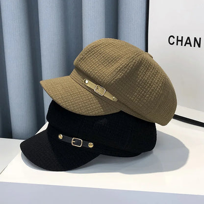 Fashion Designer Winter Women Berets Female Retro boinas