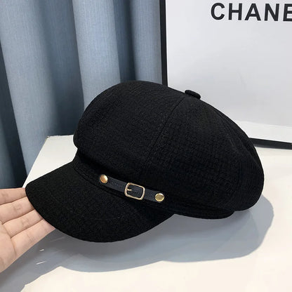 Fashion Designer Winter Women Berets Female Retro boinas