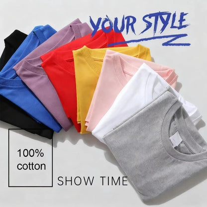 New Trend Woman Cotton T-shirt Spring Summer Daily Casual Fashion