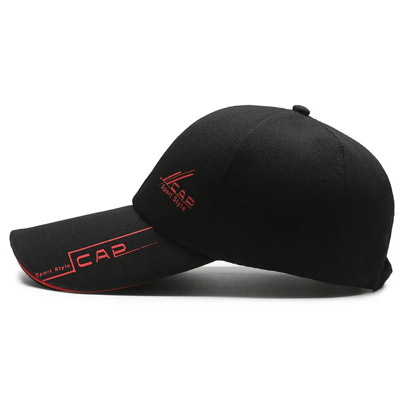 Hats, Men, Summer Long Brim, Baseball Caps, Spring Casual,