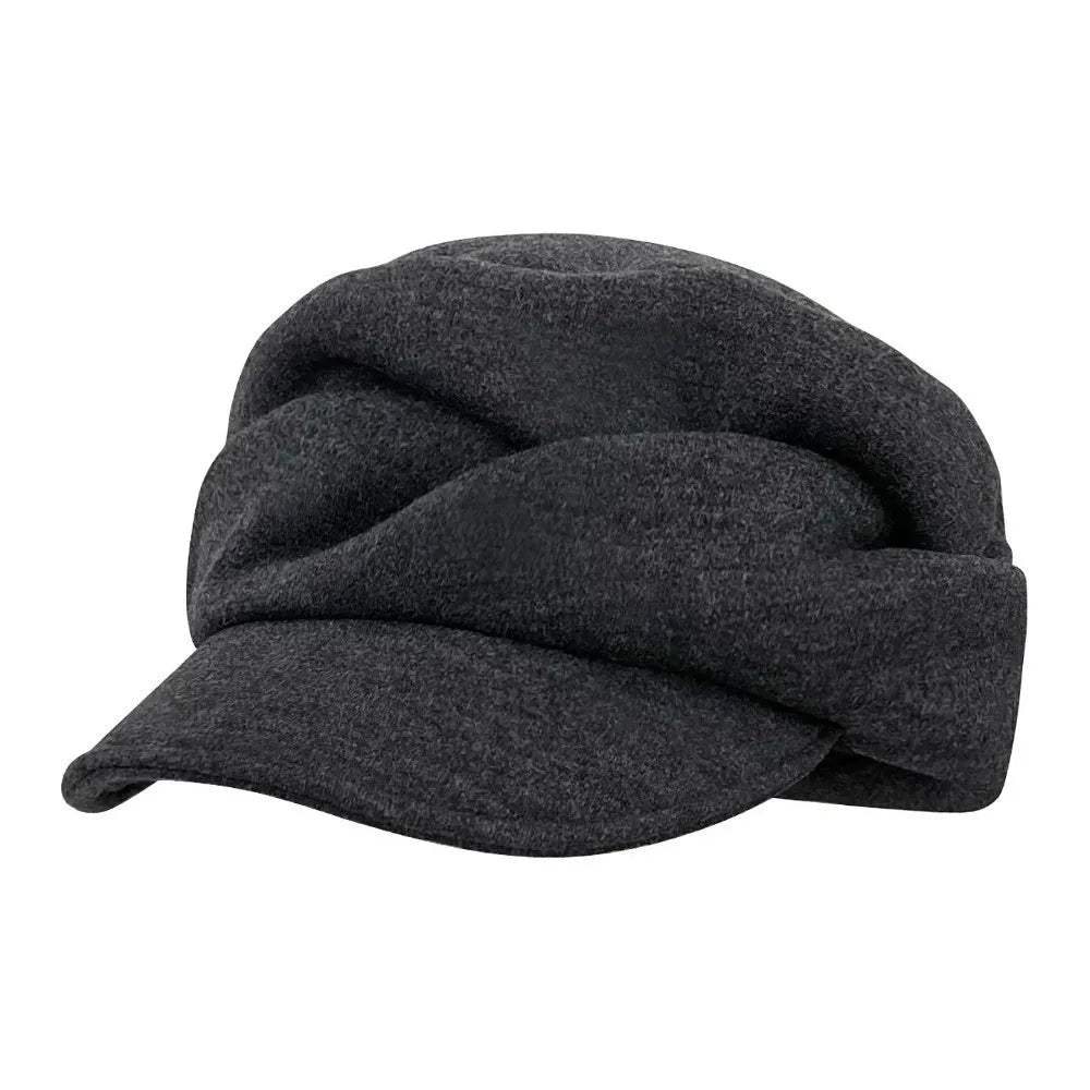 Fashion Warm Winter Berets Hat Retro Solid Color French