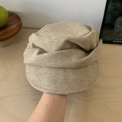 Fashion Warm Winter Berets Hat Retro Solid Color French