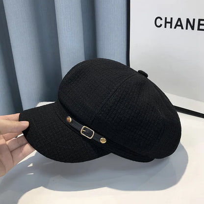 Fashion Designer Winter Women Berets Female Retro boinas