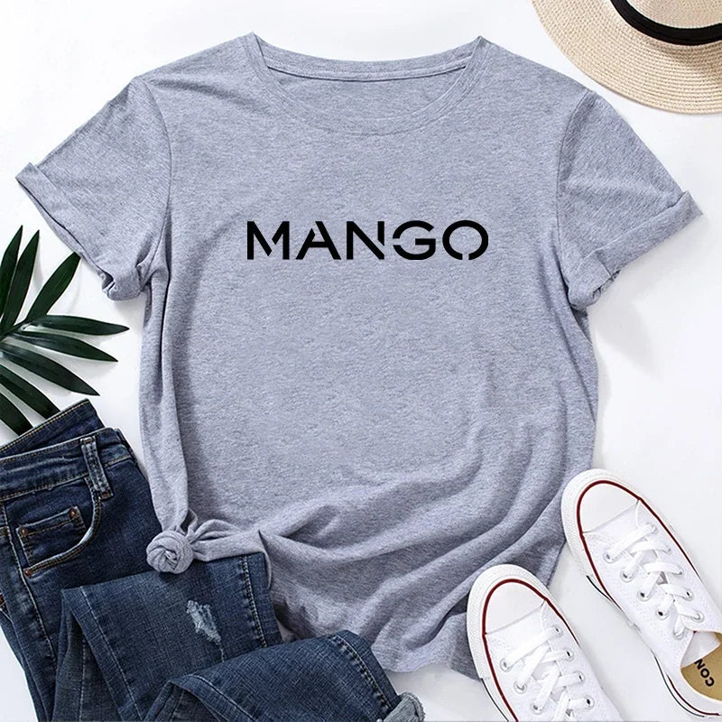 New Trend Woman Cotton T-shirt Spring Summer Daily Casual Fashion