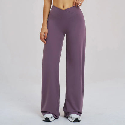 Sports Leggings V-waist Elastic Peach Buttocks Gym Leggings
